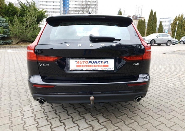 Volvo V60 cena 104900 przebieg: 106186, rok produkcji 2019 z Jarocin małe 211